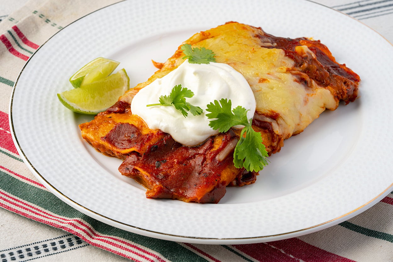 Tavuklu: Enchiladas De Pollo