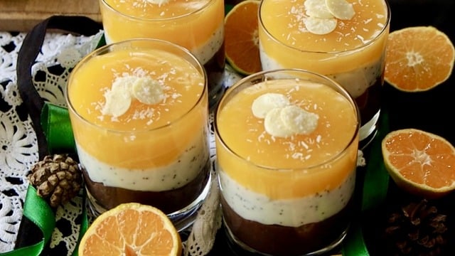 Şekeri Orantılı: Mandalina Soslu Muhallebi