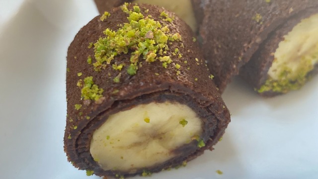 Hazırlaması 10 Dakika: Muzlu Krep Sarma