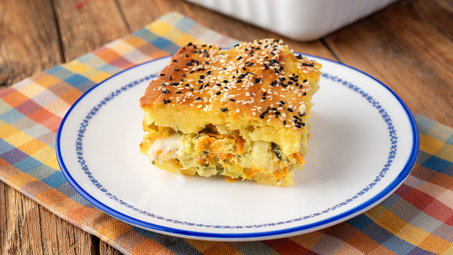 Dışı Kıtır, İçi Yumuşak: Pırasalı Kekimsi Börek