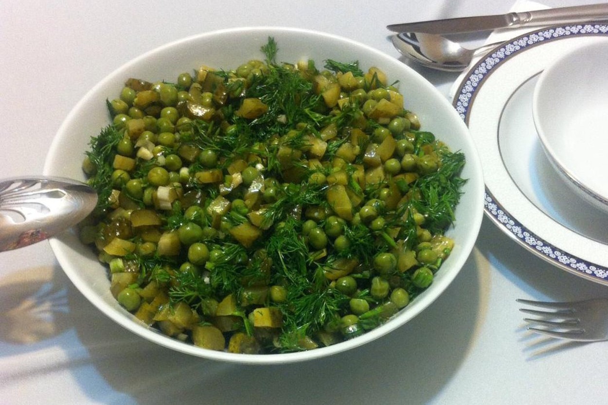 Bol Yeşillikli: Bezelye Salatası 