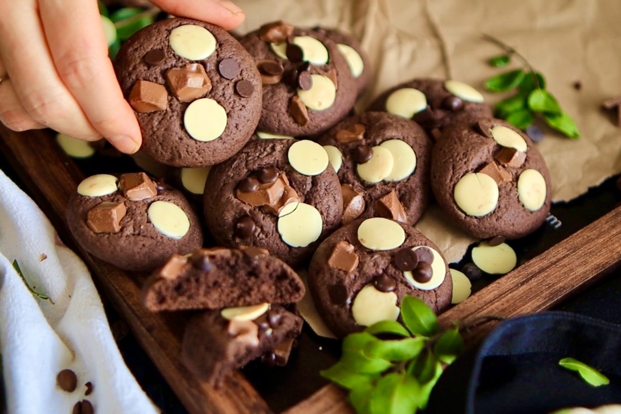 Brownie Tadında: Çikolatalı Kurabiye