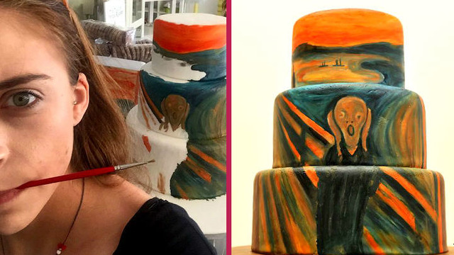 Picasso ile Dali'yi Pasta Sanatıyla Buluşturan Yaratıcı Kız
