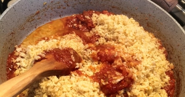 Bu Akşamın Yemeği: Sebzeli Bulgur Pilavı