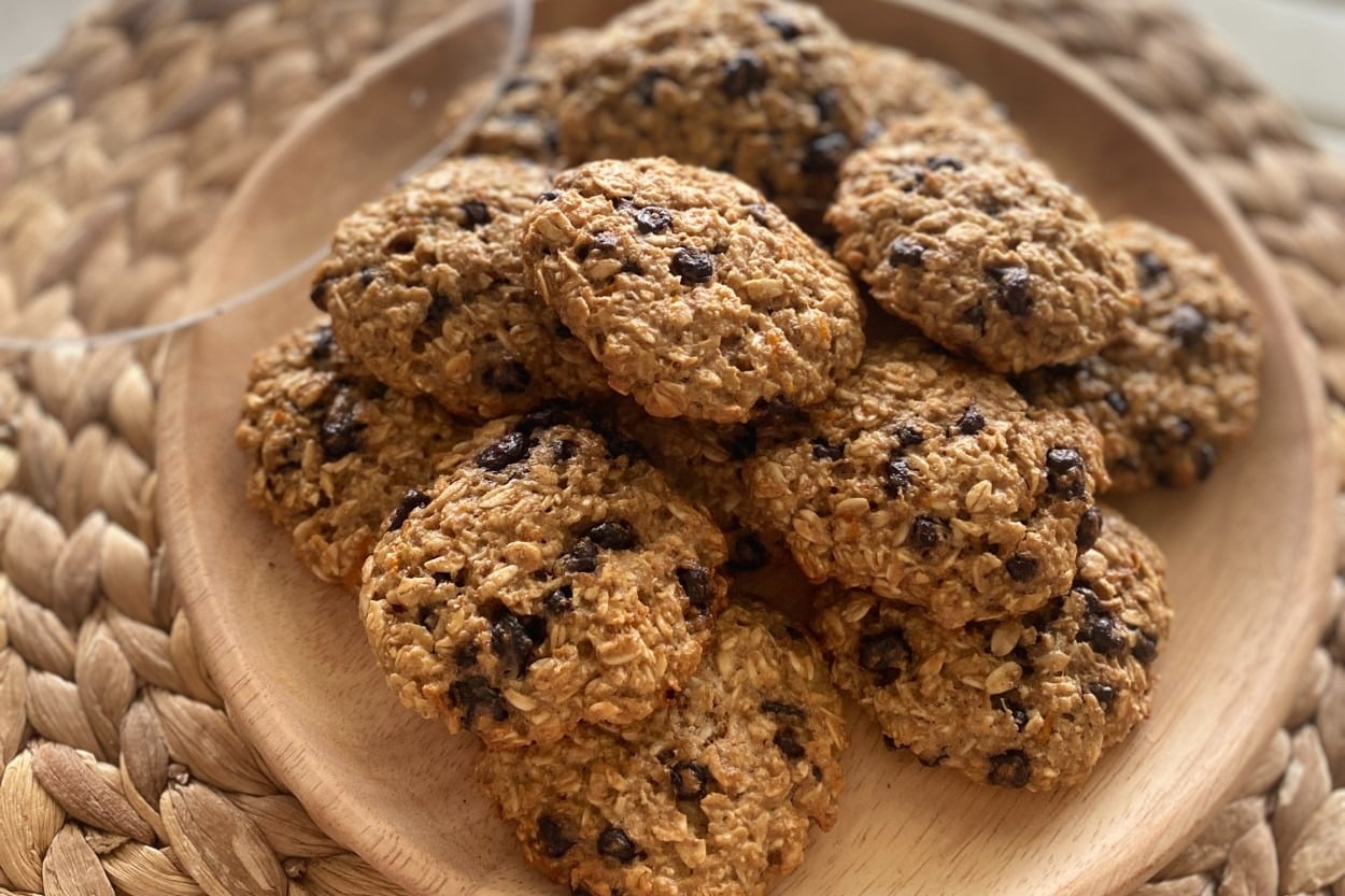 Portakal Aromalı: Yulaflı Fit Kurabiye