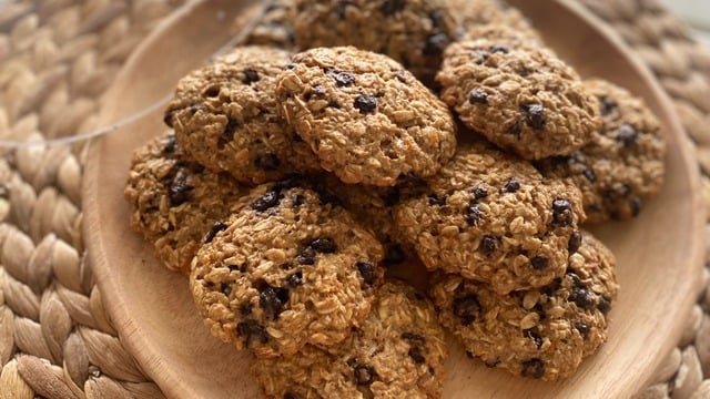 Portakal Aromalı: Yulaflı Fit Kurabiye