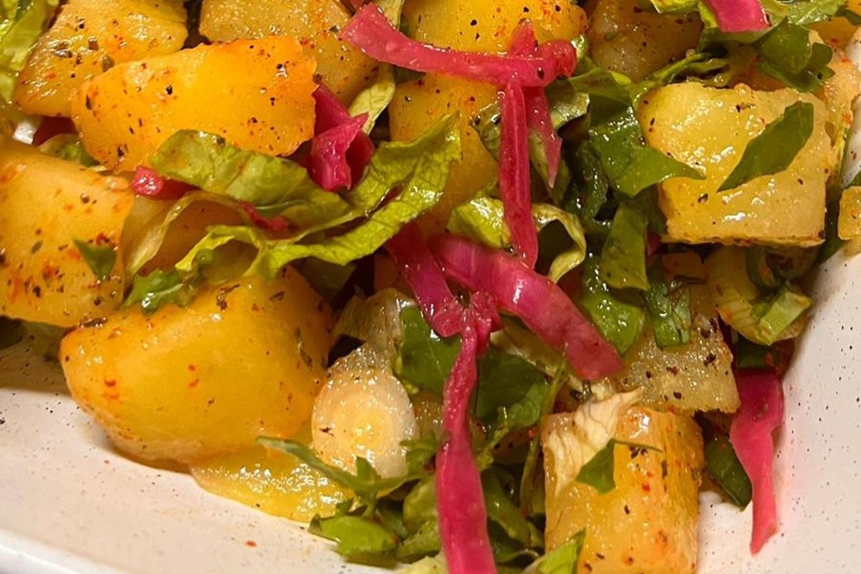 Yeşilliği Bol: Rokalı Patates Salatası