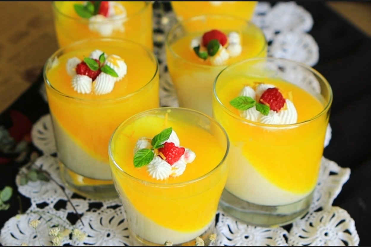 Ferah Tatlı: Limon Pelteli Muhallebi