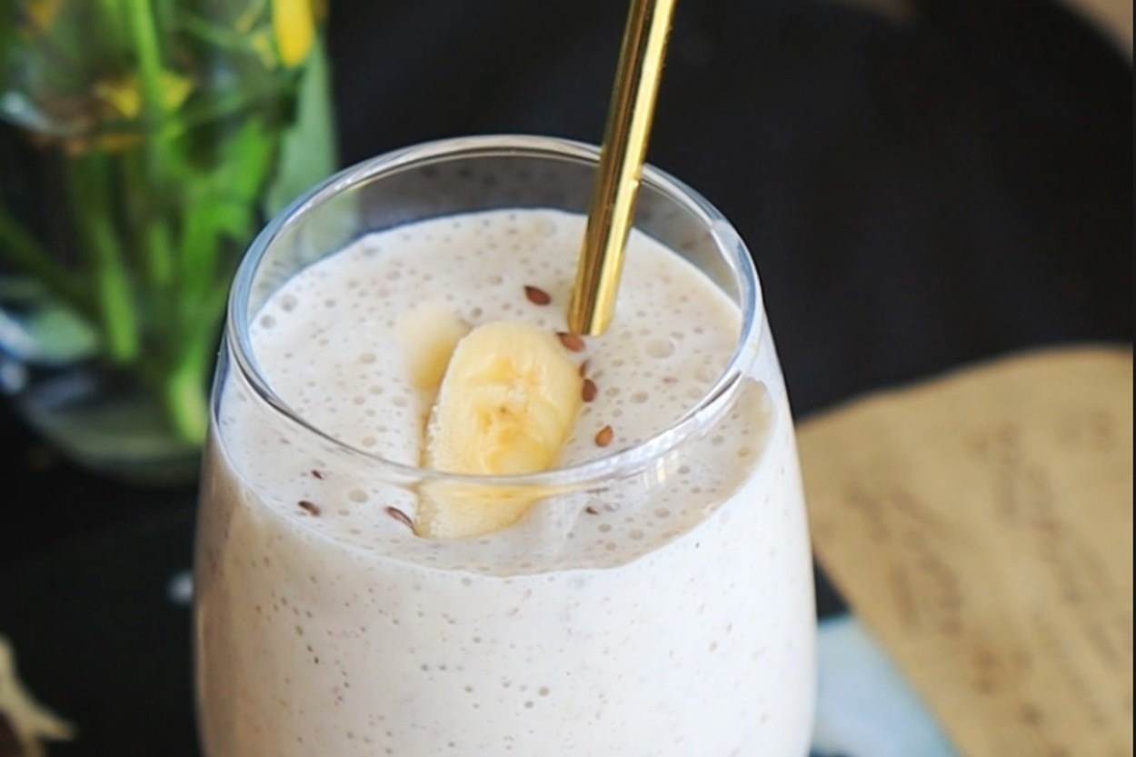 Yaz Gelirken: Keten Tohumlu Smoothie