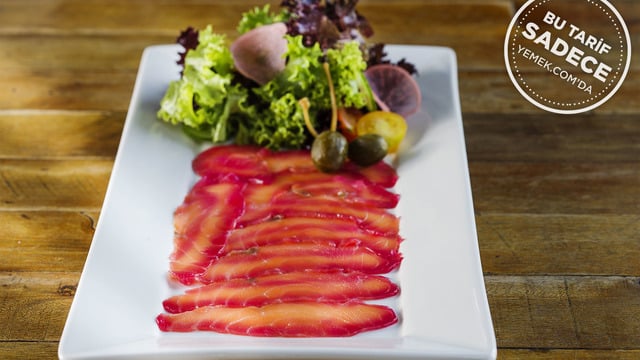 Sandalyee Brasserie'den: Pancarlı Somon Gravlaks