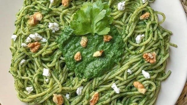 Lezzet Garantili: Ispanak Soslu Makarna