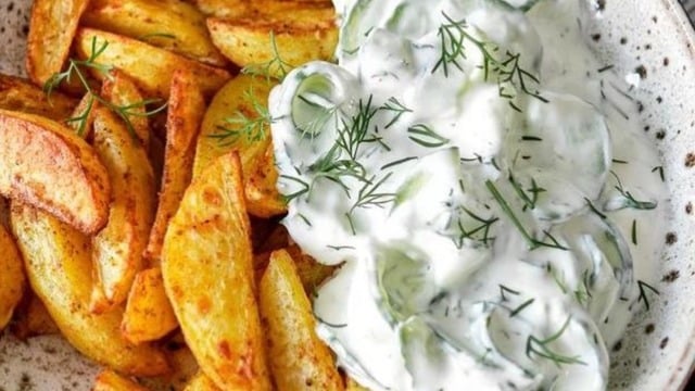 Muhteşem Uyum: Tzatziki Soslu Patates