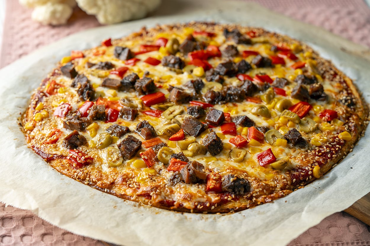 Tabanı Çok Özel: Kavurmalı Karnabahar Pizza