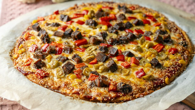 Tabanı Çok Özel: Kavurmalı Karnabahar Pizza