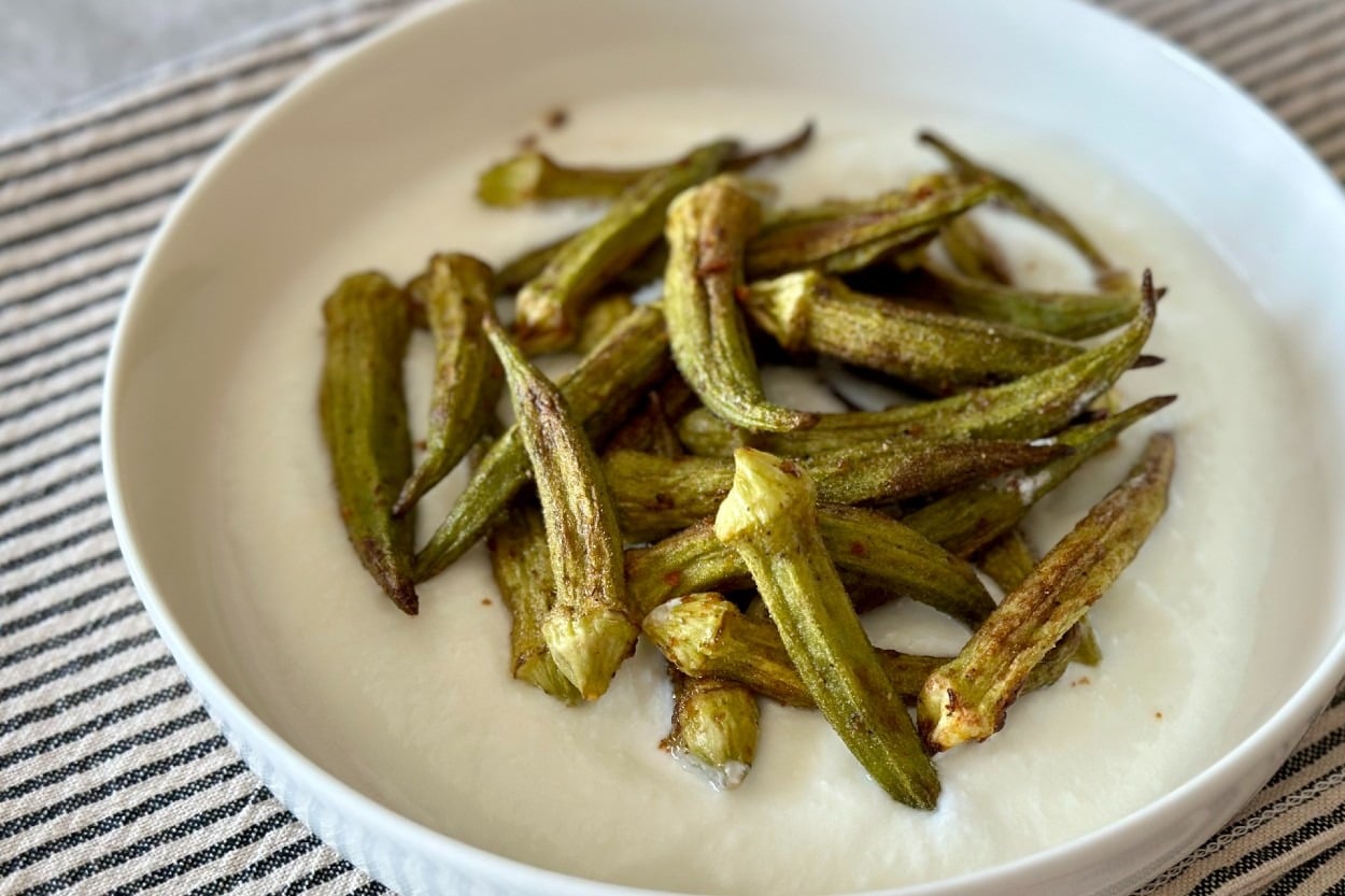 Çok Daha Hafif: Airfryer'da Bamya Kızartması