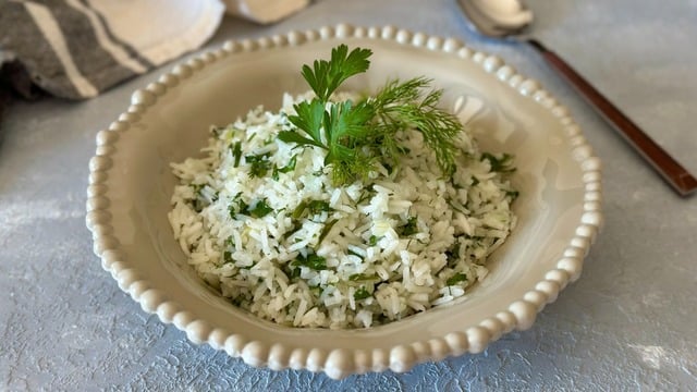 Bol Yeşillikli: Rumeli Pilavı