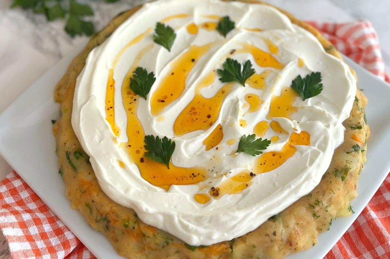 Tart Kalıbında Meze: Tart Patates