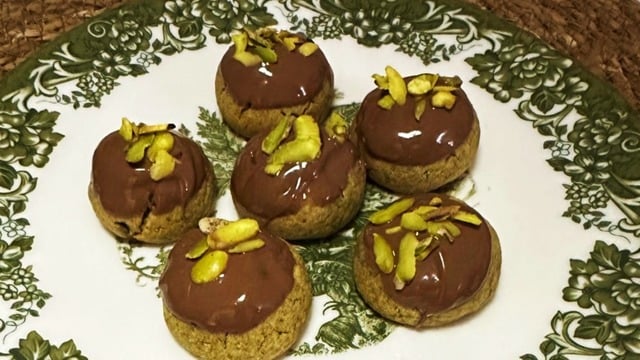 Az Malzemeli: Fıstıklı Baklava Kurabiye 