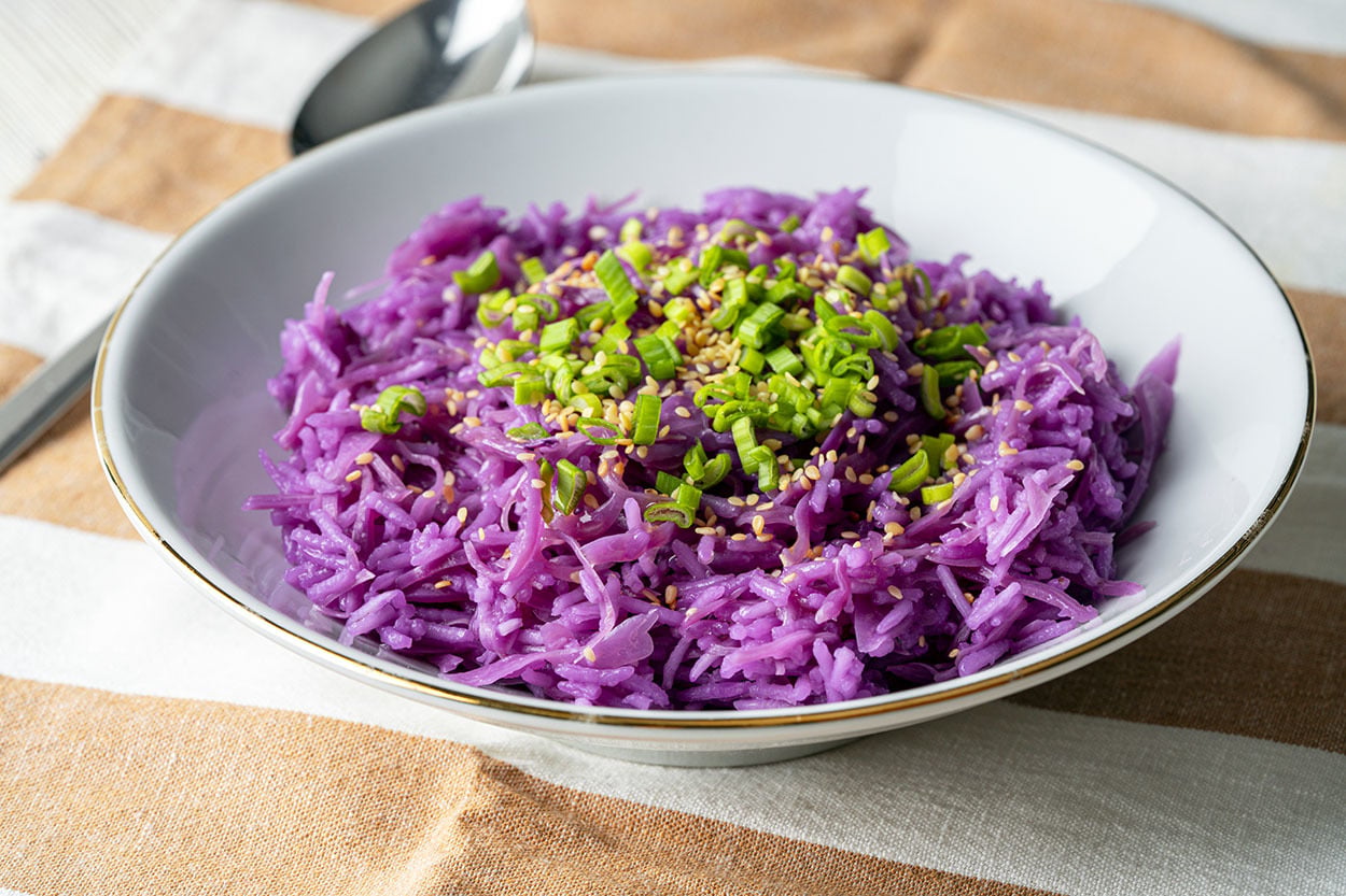 Rengi Yeter: Mor Lahanalı Pilav