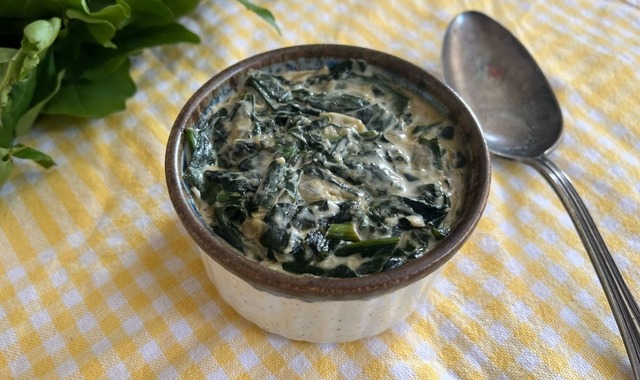 Yemeklere Eşlikçi: Kremalı Ispanak