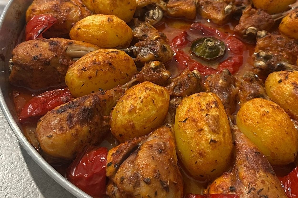 Nefis Kıvamıyla: Fırında Patatesli Tavuk Baget