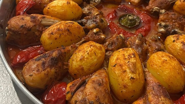 Nefis Kıvamıyla: Fırında Patatesli Tavuk Baget