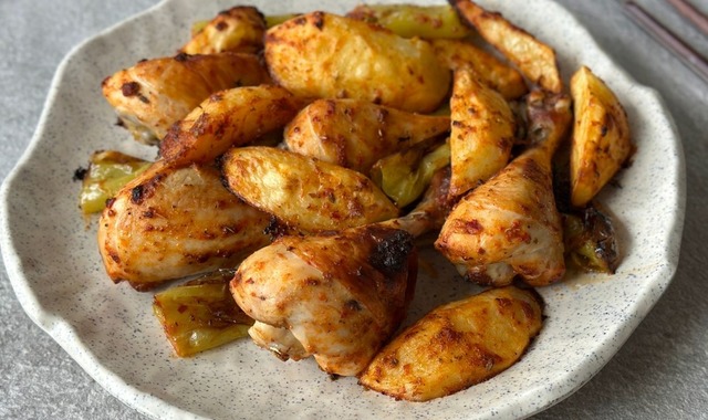 Mangal Tadında: Fırında Izgara Tavuk