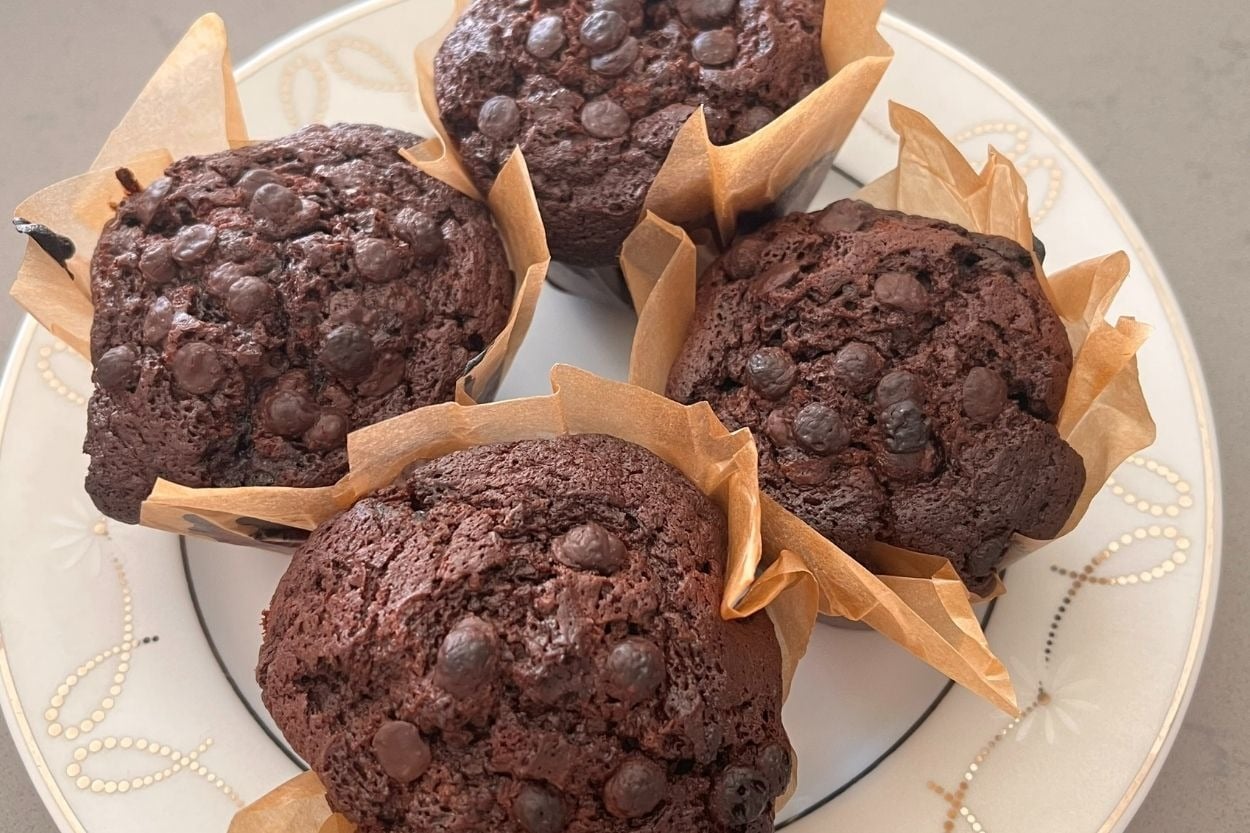 Çikolataya Doyacağınız: Duble Çikolatalı Muffin