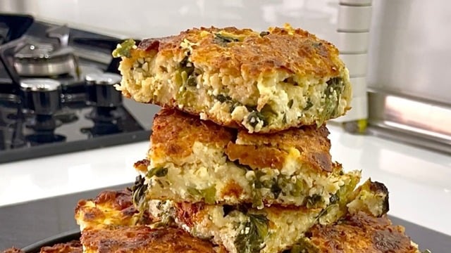 Dilim Dilim: Ispanaklı Fit Börek