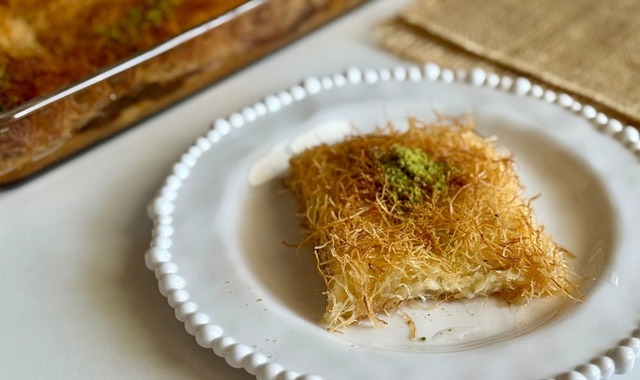 Künefe Tadında: Kaymaklı Kadayıf Tatlısı