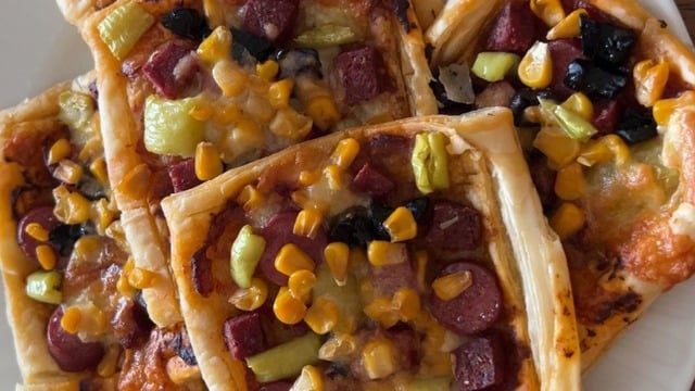 Pizza Hamuruna Son: Pratik Milföy Pizza