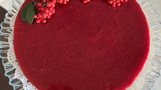 Hafif Ekşi: Frambuaz Aromalı Cheesecake