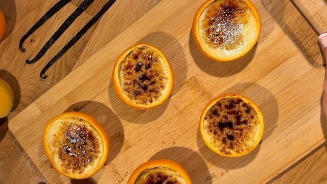 Kokusu Evi Sarar: Portakallı Creme Brulee