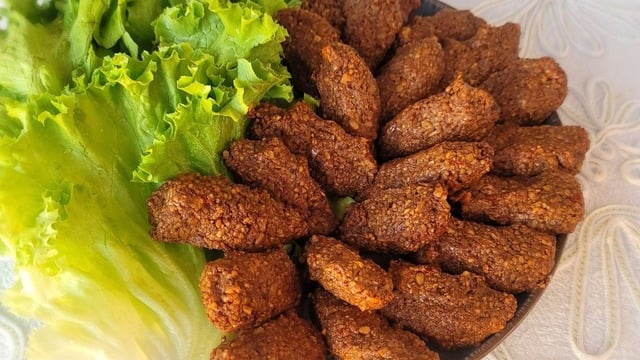 Gaziantep Yöresine Ait: Cevizli Bulgur Köftesi