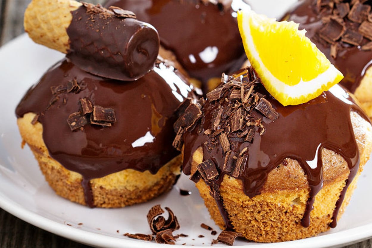 Sarılıp Uyursun: Portakal Reçelli Muffin