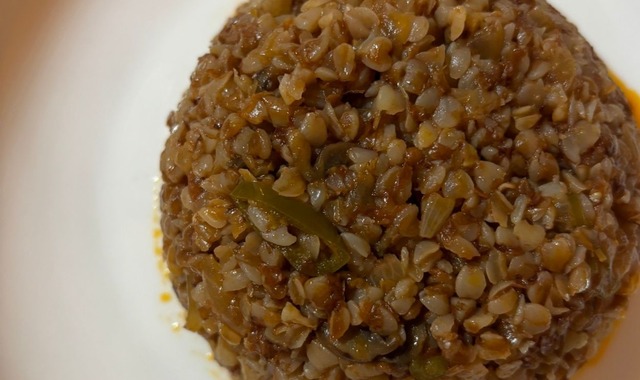 Karabuğdaydan: Mantarlı Greçka Pilavı