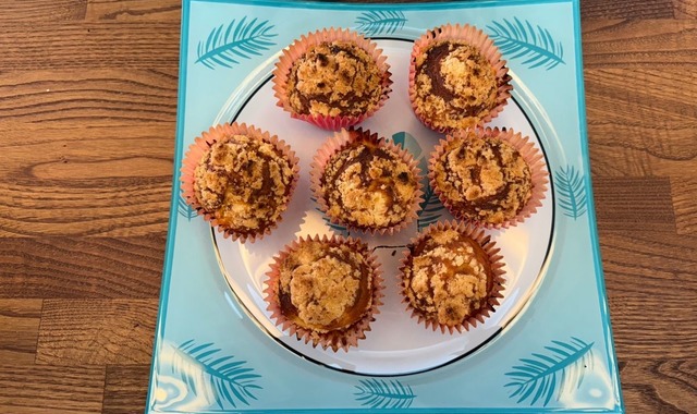 Mevsimine Uygun: Şeftalili Cupcake 