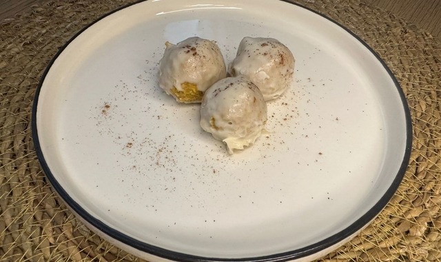 Profiterol Tadında: Bal Kabaklı Tarçınlı Yulaf Topları