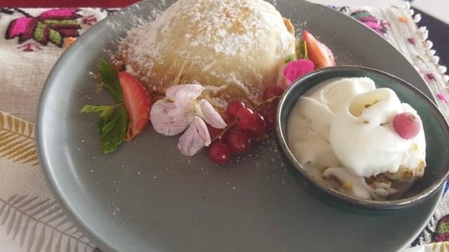 Çıtır Yufkalı: Yufkayla Sarılmış Beyaz Çikolatalı Sufle