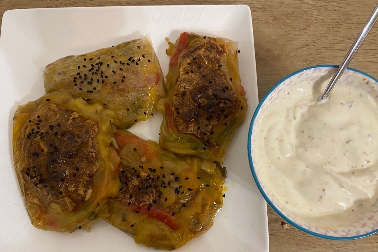 Mantar ve Patates Dolgulu: Pirinç Yufkası Böreği