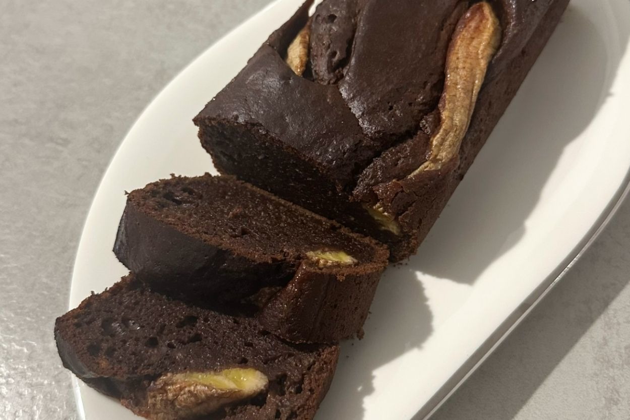 Fit Dilim: Şekersiz Çikolatalı Banana Bread