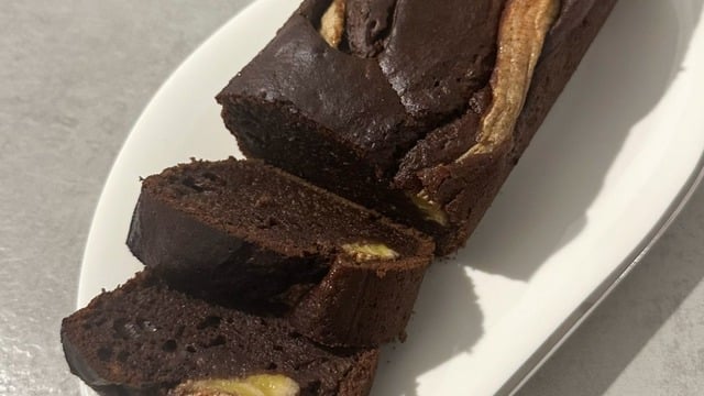 Fit Dilim: Şekersiz Çikolatalı Banana Bread