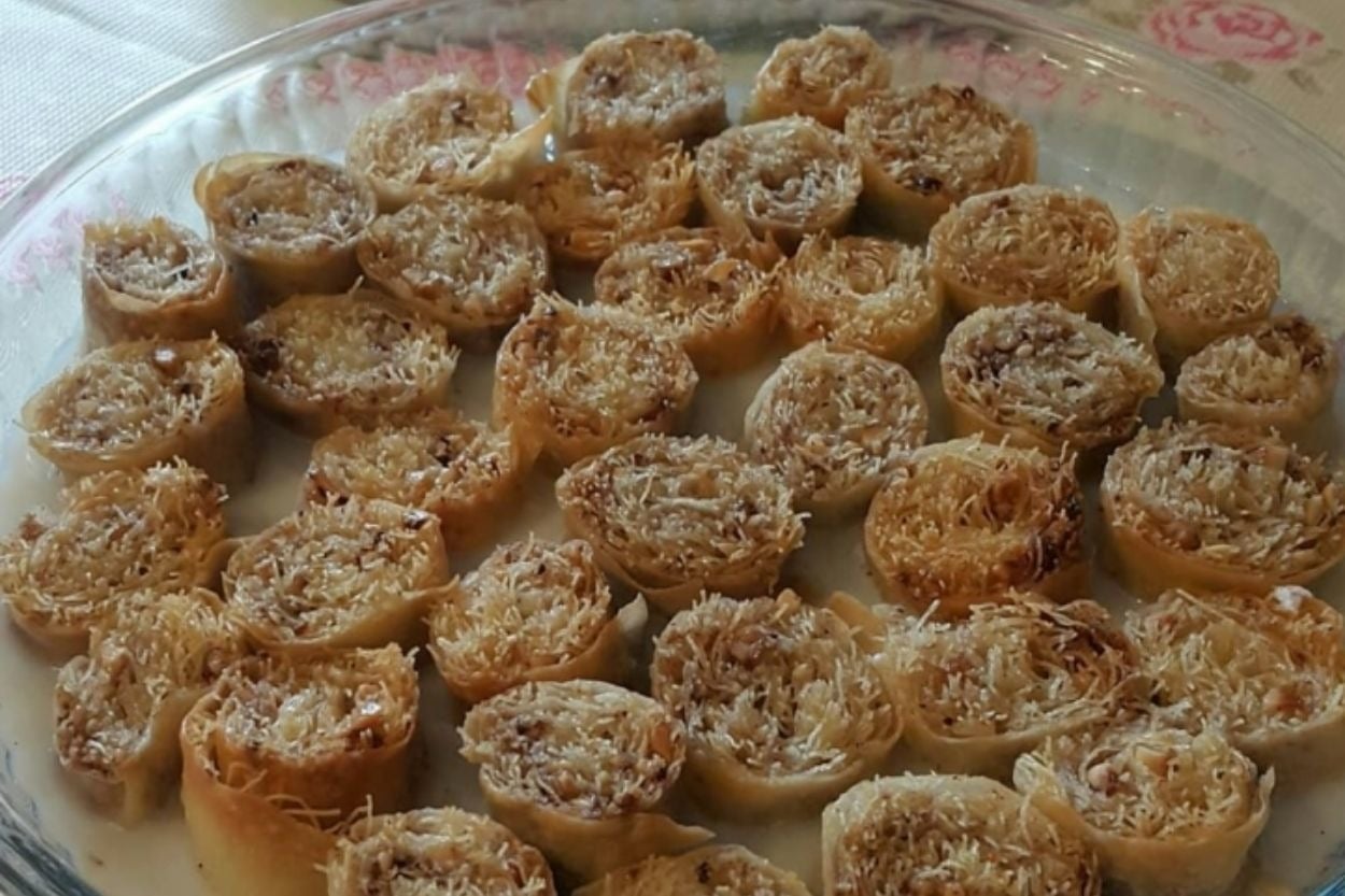 Mert'in Tarifi: Kadayıflı Rulo Baklava
