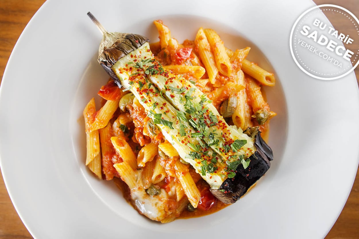 Masa Restaurant'tan: Penne Siciliano (Patlıcanlı Makarna)