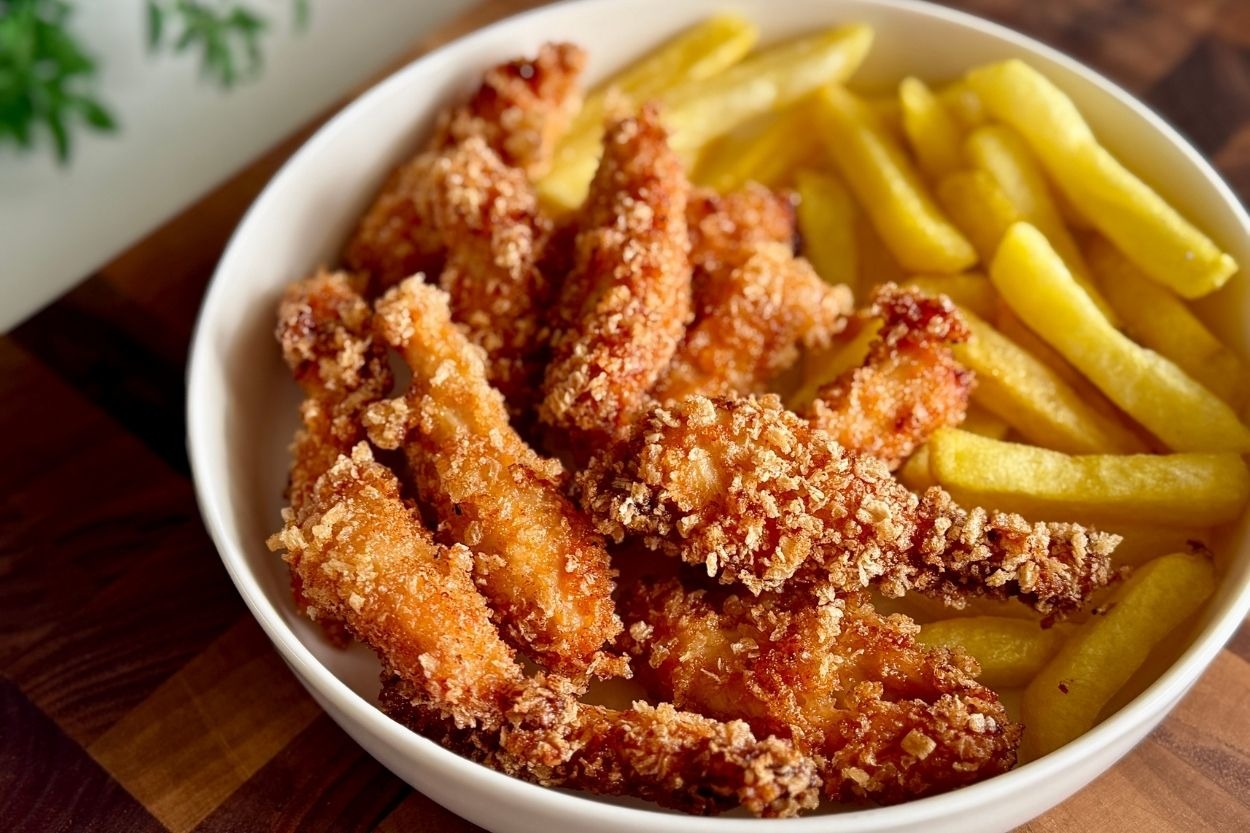 Dışı Çıtır İçi Sulu: Parmak Tavuk (Chicken Fingers)