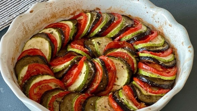 Ratatouille da Denir: Fırında Sebze Dizmesi