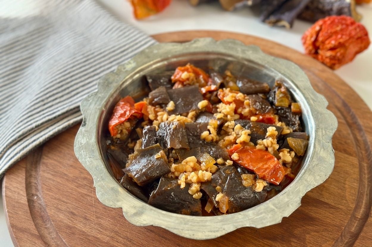 Tadı Nefis: Kuru Patlıcan Yemeği
