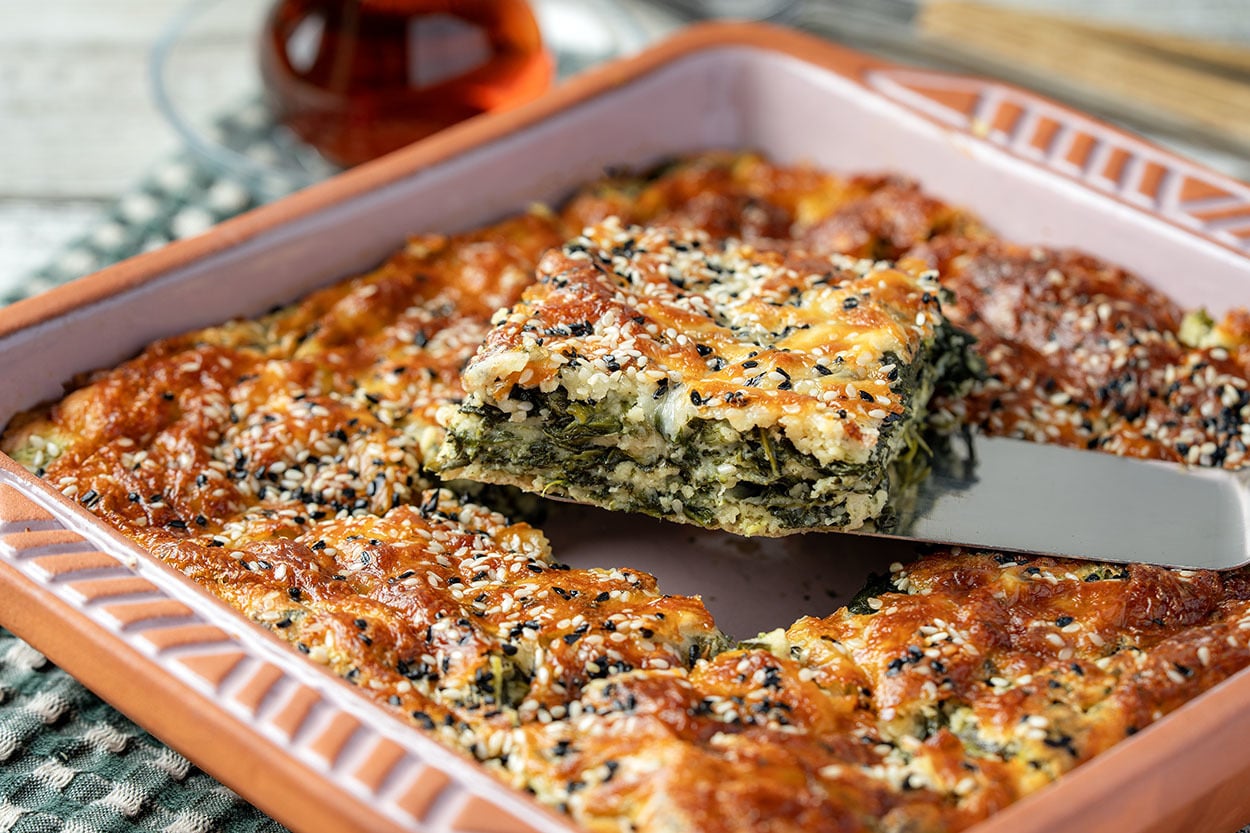 Yufkasız: Glutensiz Ispanaklı Börek