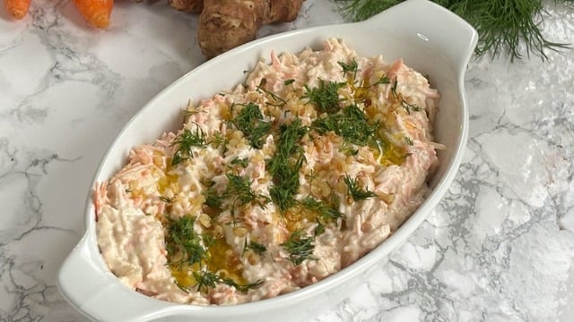 Taptaze: Yoğurtlu Yer Elması Salatası