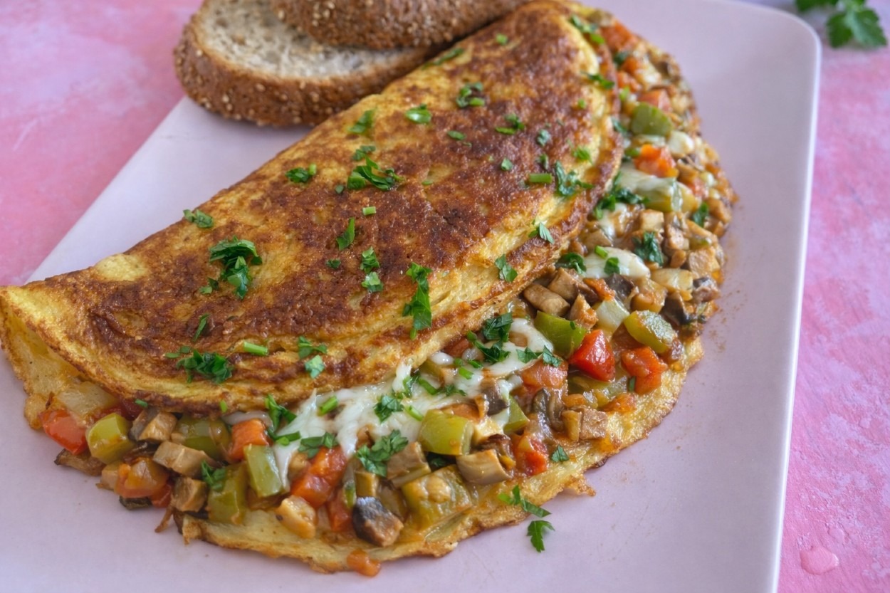 Kahvaltı Şöleni: Sebzeli Omlet